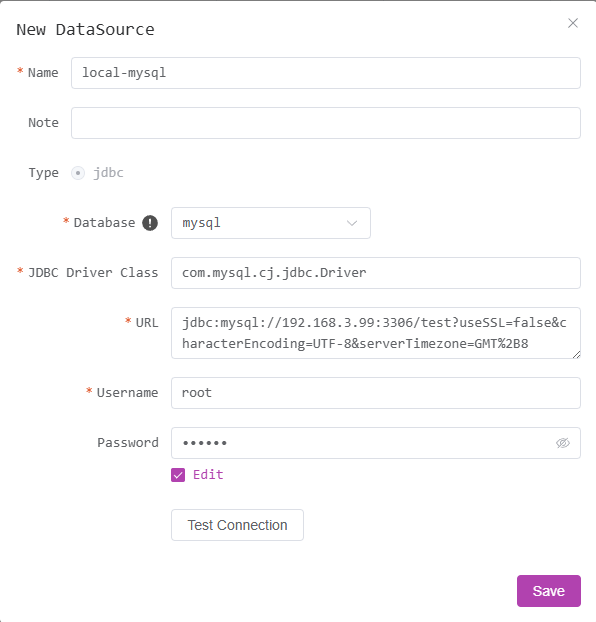 Fill in Data Source Information