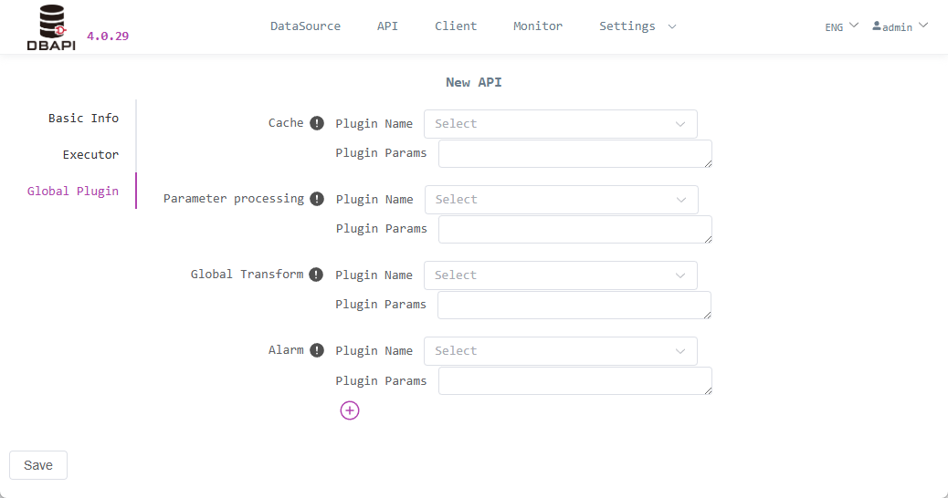 Global Plugin Configuration